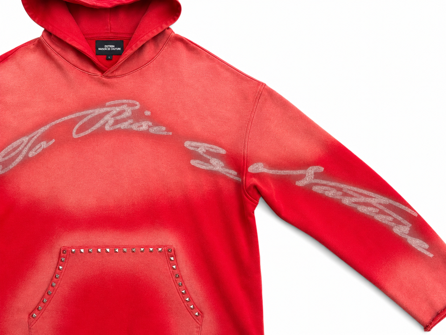 Destined to Rise Studded Free-Sleeve Hoodie