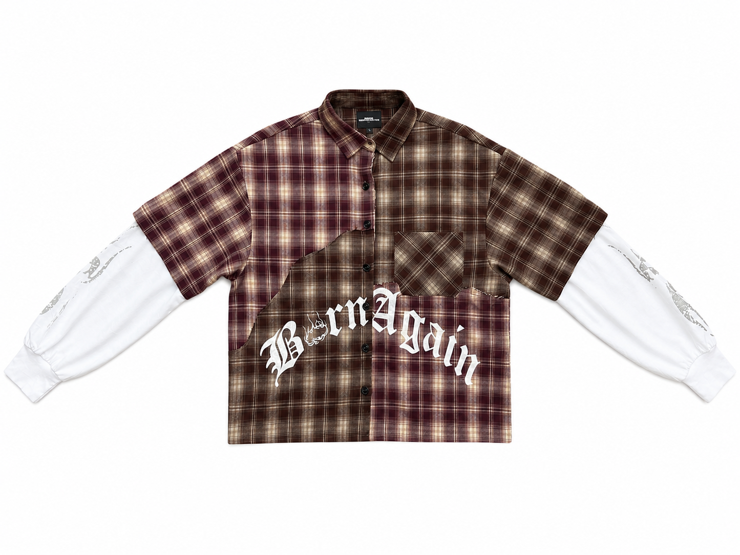 Born Again Two-Toned Longsleeve Button-Down