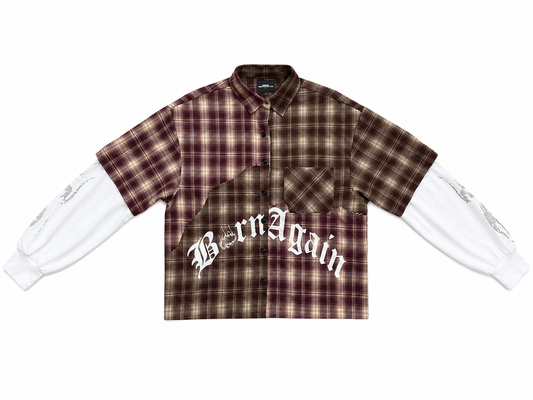 Born Again Two-Toned Longsleeve Button-Down